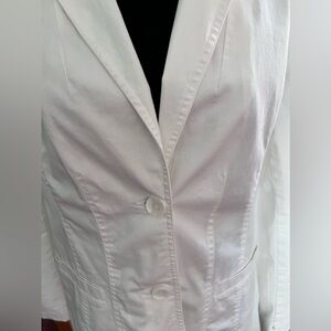 Light weight white blazer.  Studio Works - size Medium two button front